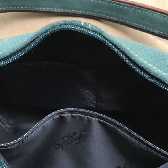 Fossil Green Suede Purse - Picture 9 of 10